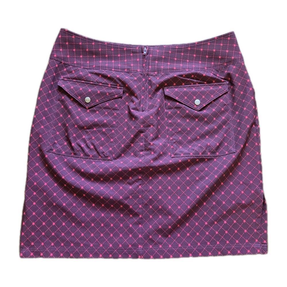 JoFit For All Golf Tennis Geometric Star Print Athletic Skort Size 6 - Picture 2 of 7